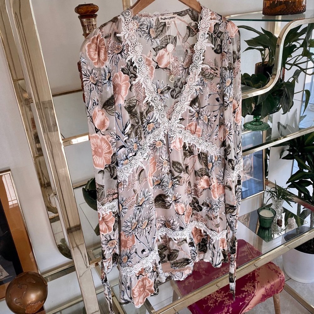 For Love and Lemons Floral Mini Dress